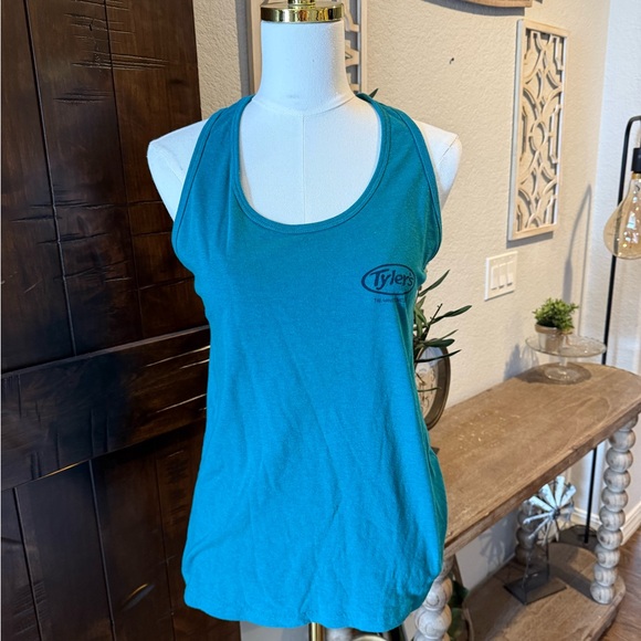 Tops - Teal Racerback Tank Top - Women